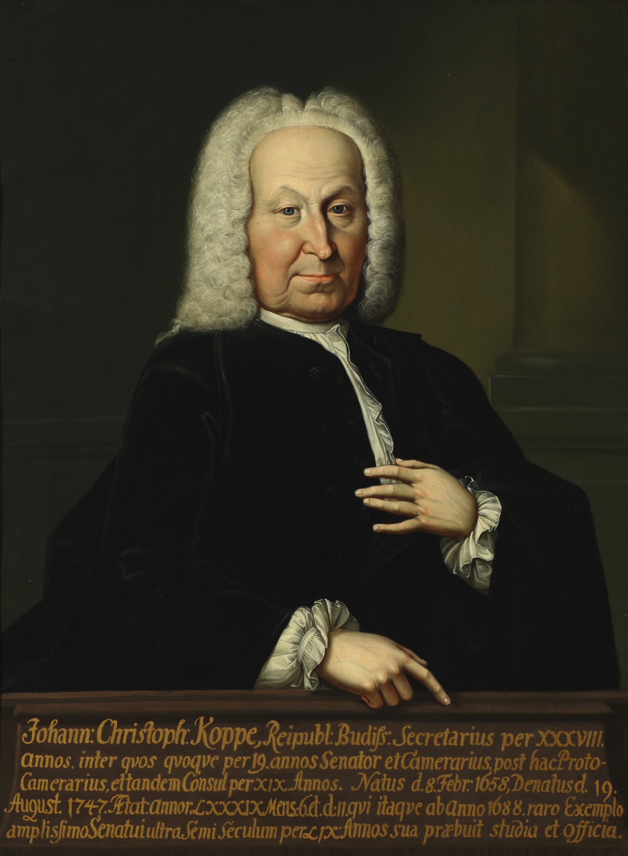 Porträt Johann Christoph Koppe (Museum Bautzen – Muzej Budyšin CC BY-NC-SA)