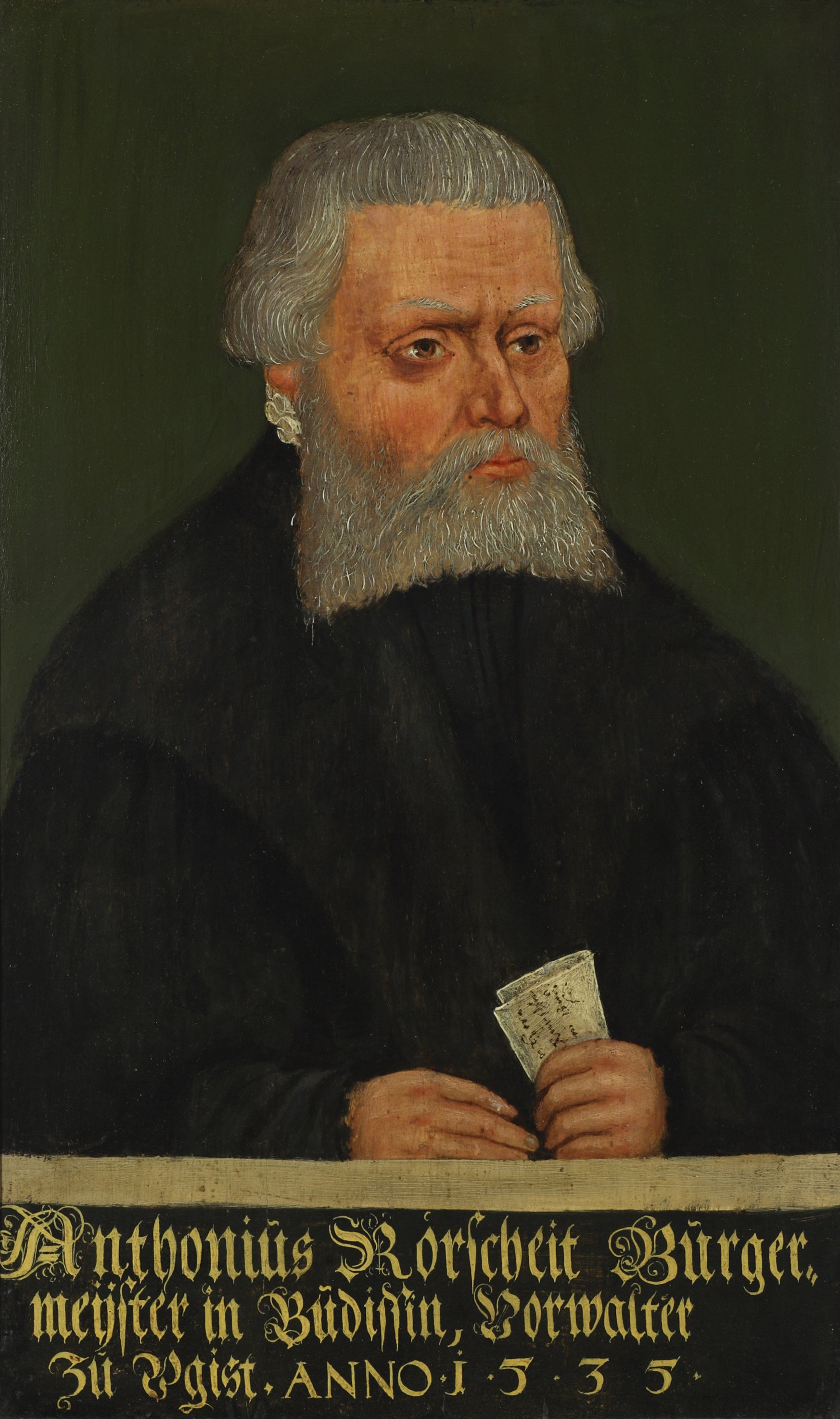 Porträt Antonius Röhrscheidt (Museum Bautzen – Muzej Budyšin CC BY-NC-SA)