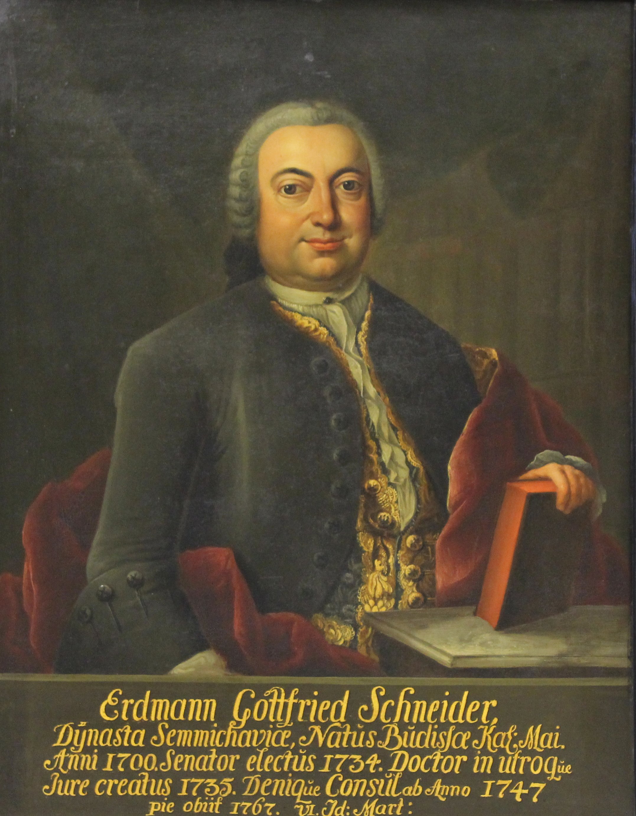 Porträt Erdmann Gottfried Schneider (Museum Bautzen – Muzej Budyšin CC BY-NC-SA)