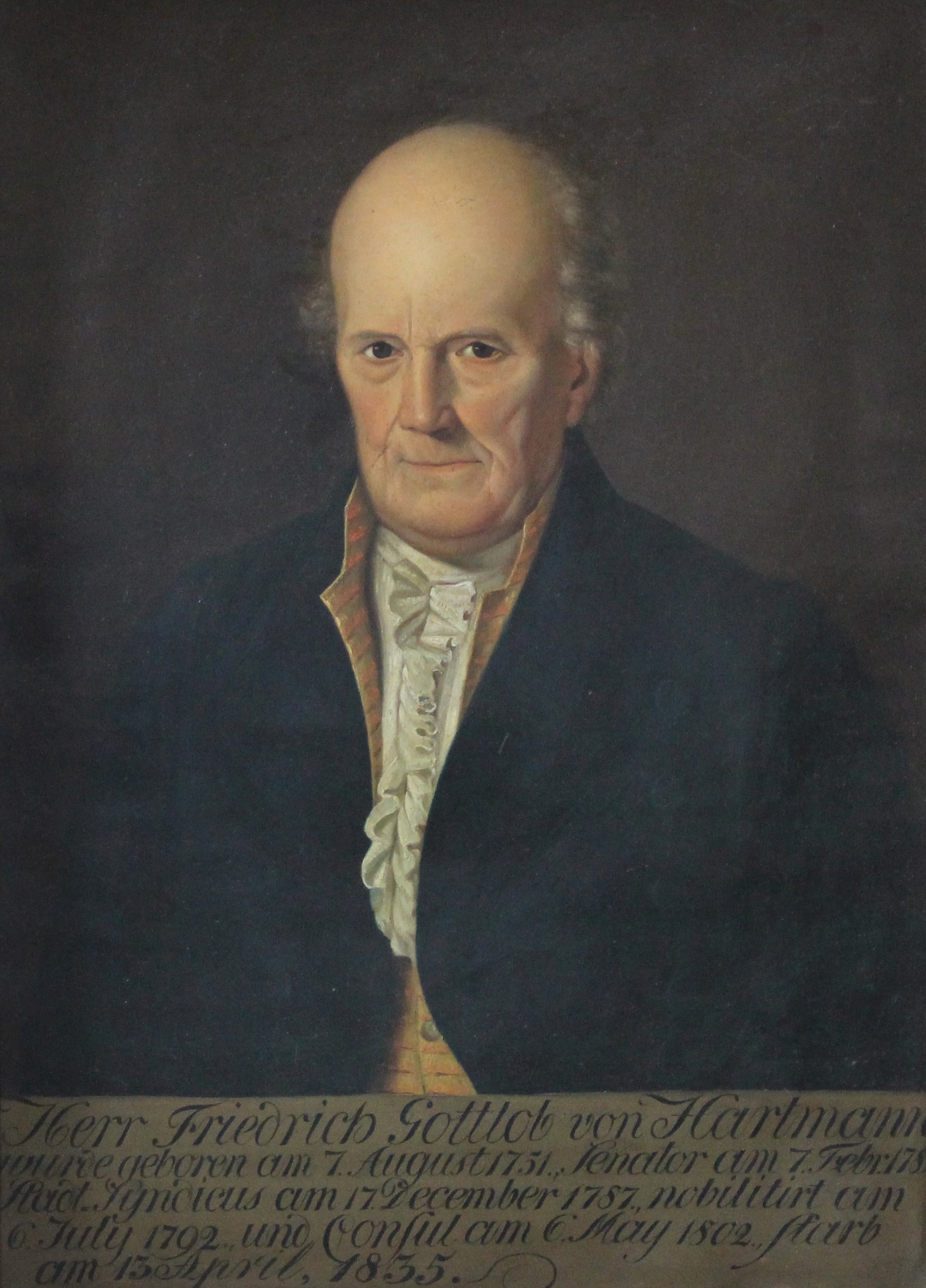 Porträt Friedrich Gottlob von Hartmann (Museum Bautzen – Muzej Budyšin CC BY-NC-SA)