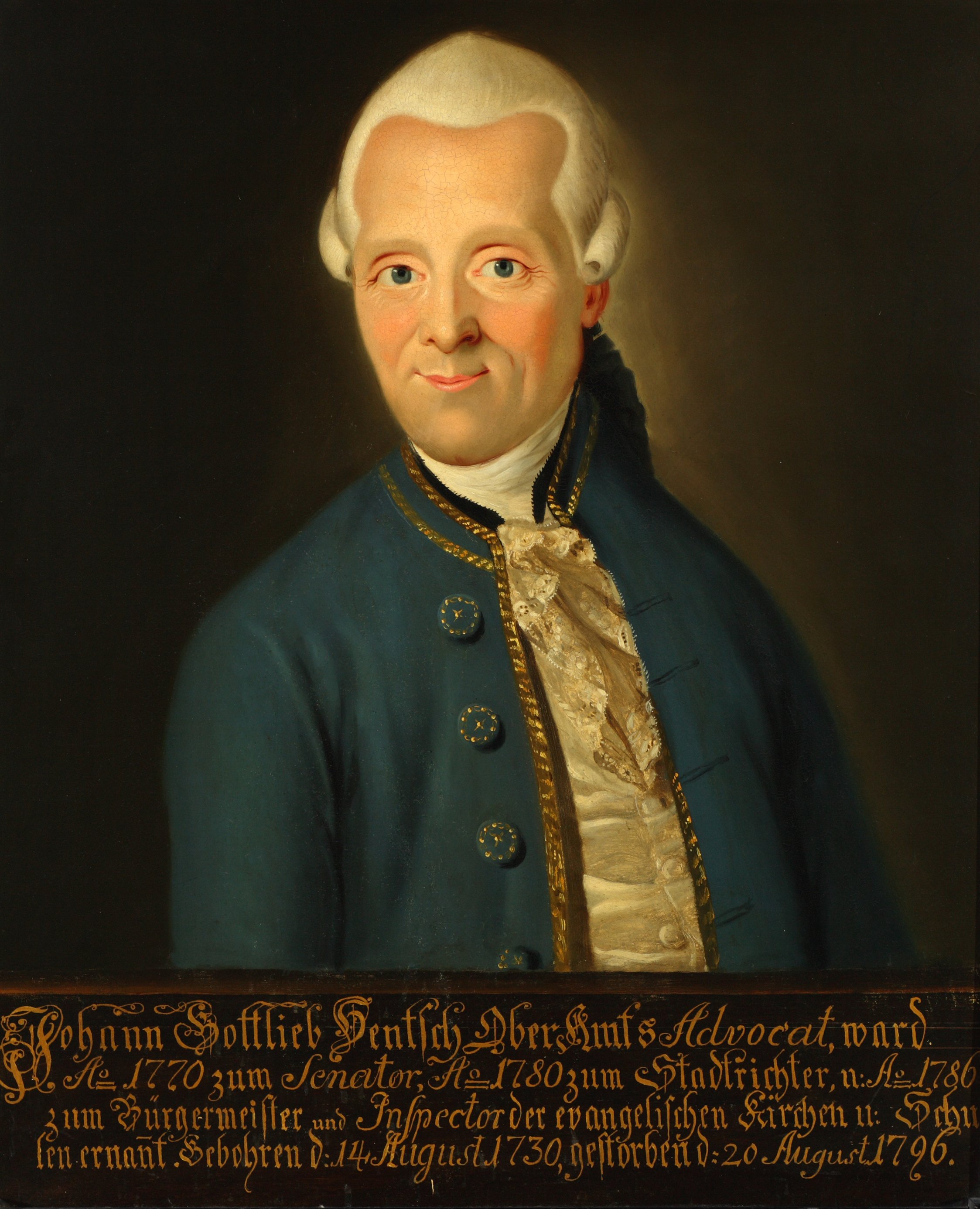 Porträt Johann Gottlieb Hentsch (Museum Bautzen – Muzej Budyšin CC BY-NC-SA)