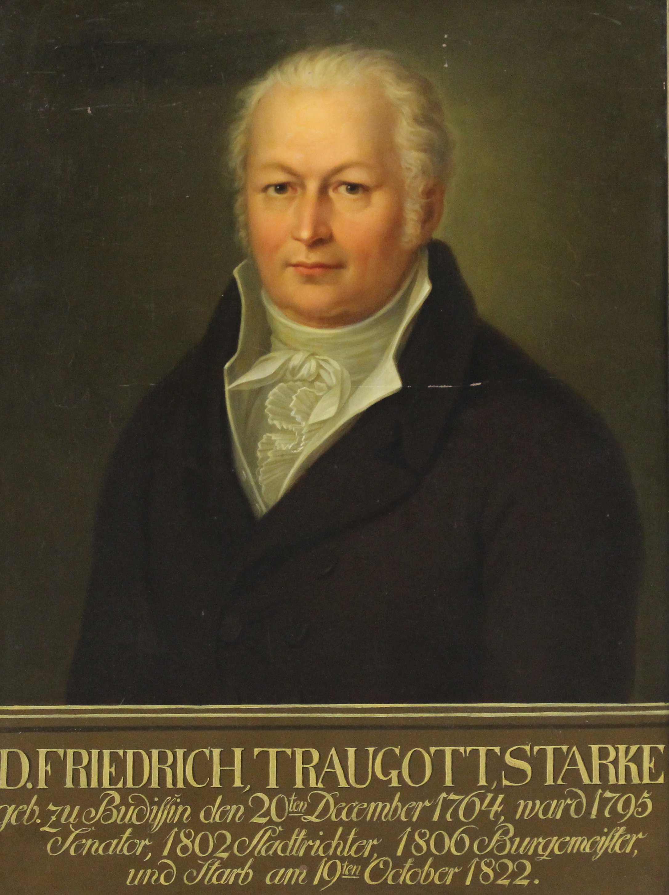 Porträt Friedrich Traugott Starke (Museum Bautzen – Muzej Budyšin CC BY-NC-SA)