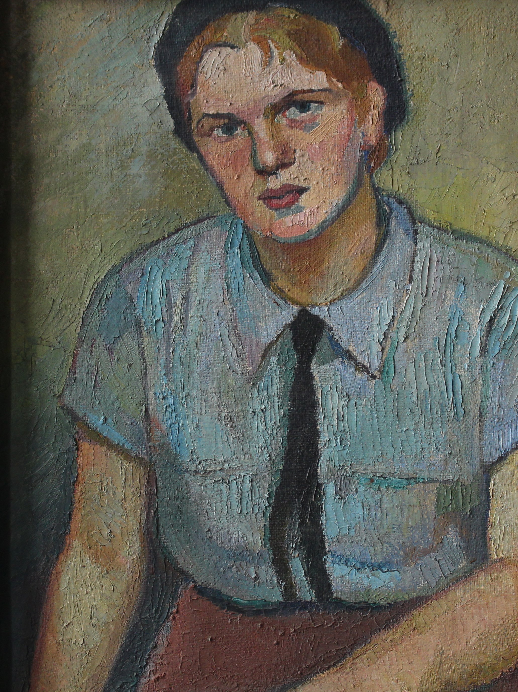 Gemälde: Junges Mädchen (Museum Bautzen - Muzej Budyšin CC BY-NC-SA)
