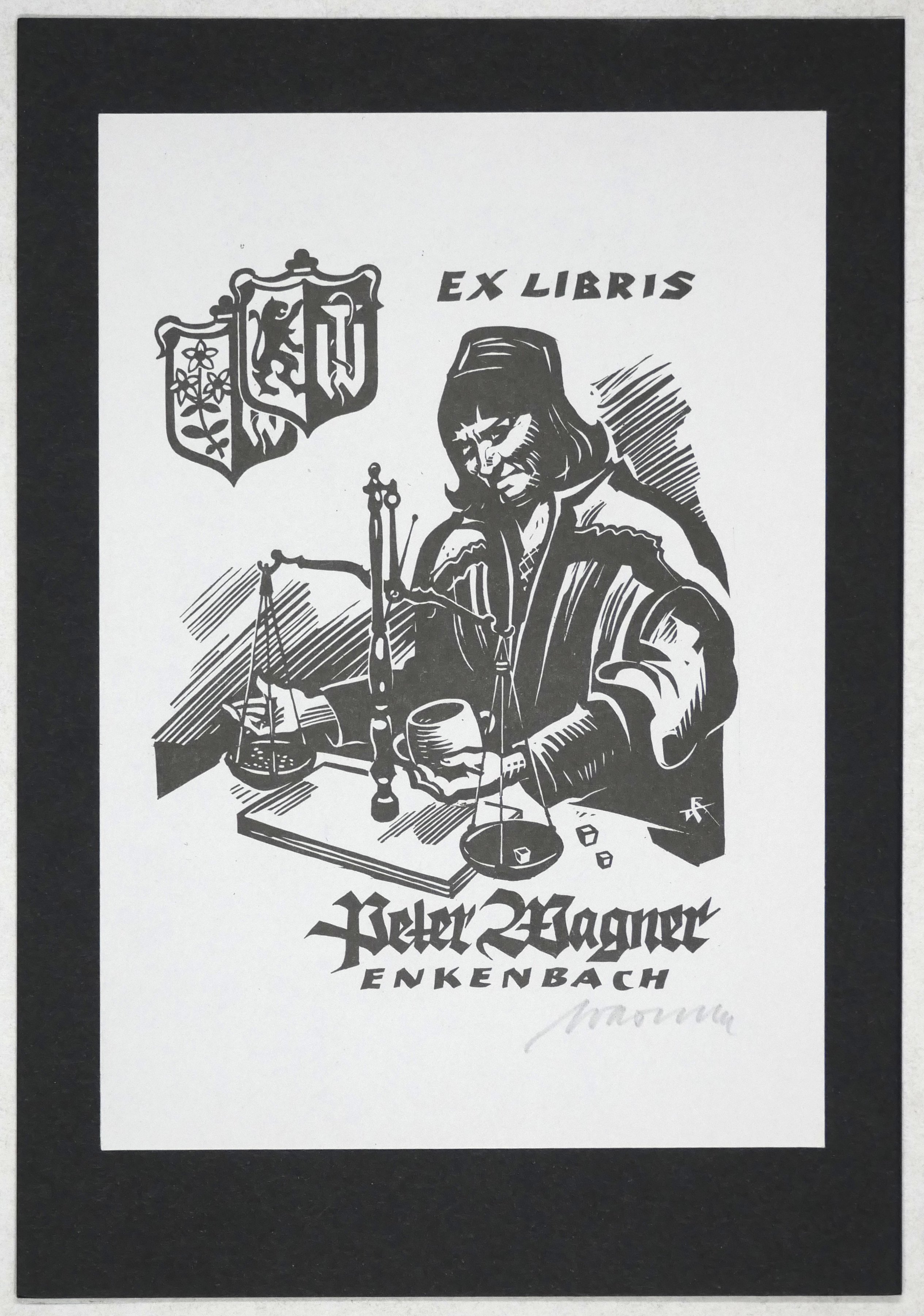 Bucheignerzeichen/Exlibris (Museum Bautzen - Muzej Budyšin CC BY-NC-SA)