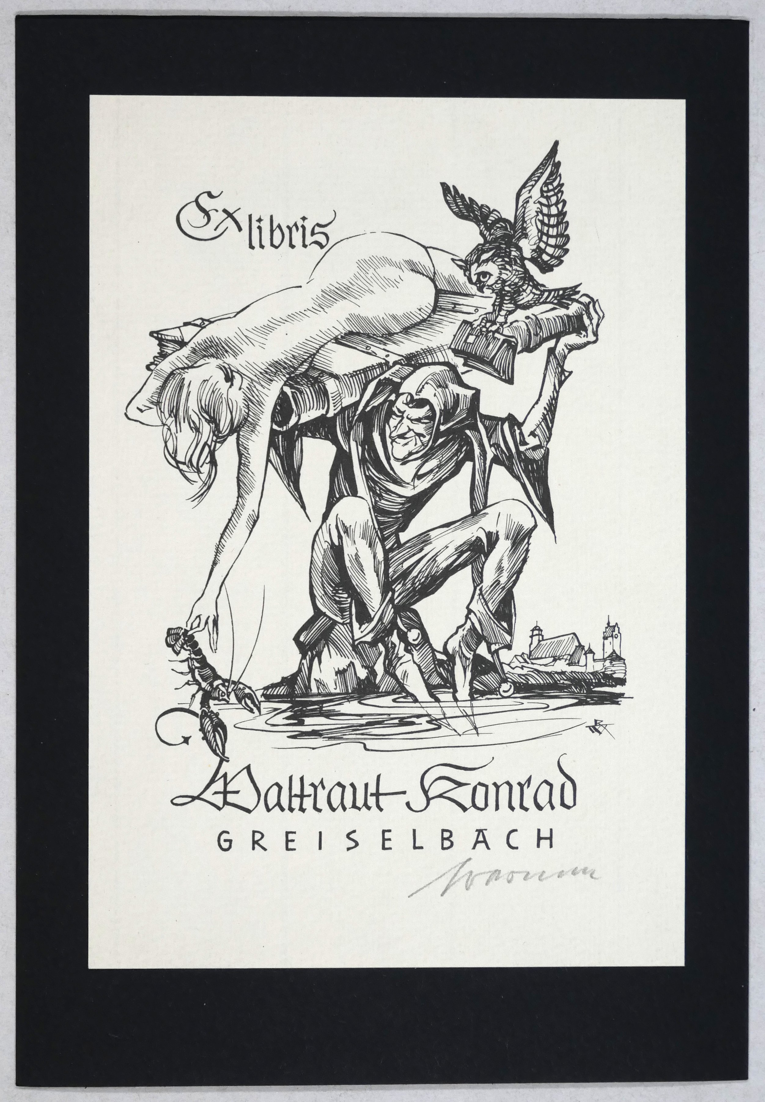 Bucheignerzeichen/Exlibris (Museum Bautzen - Muzej Budyšin CC BY-NC-SA)