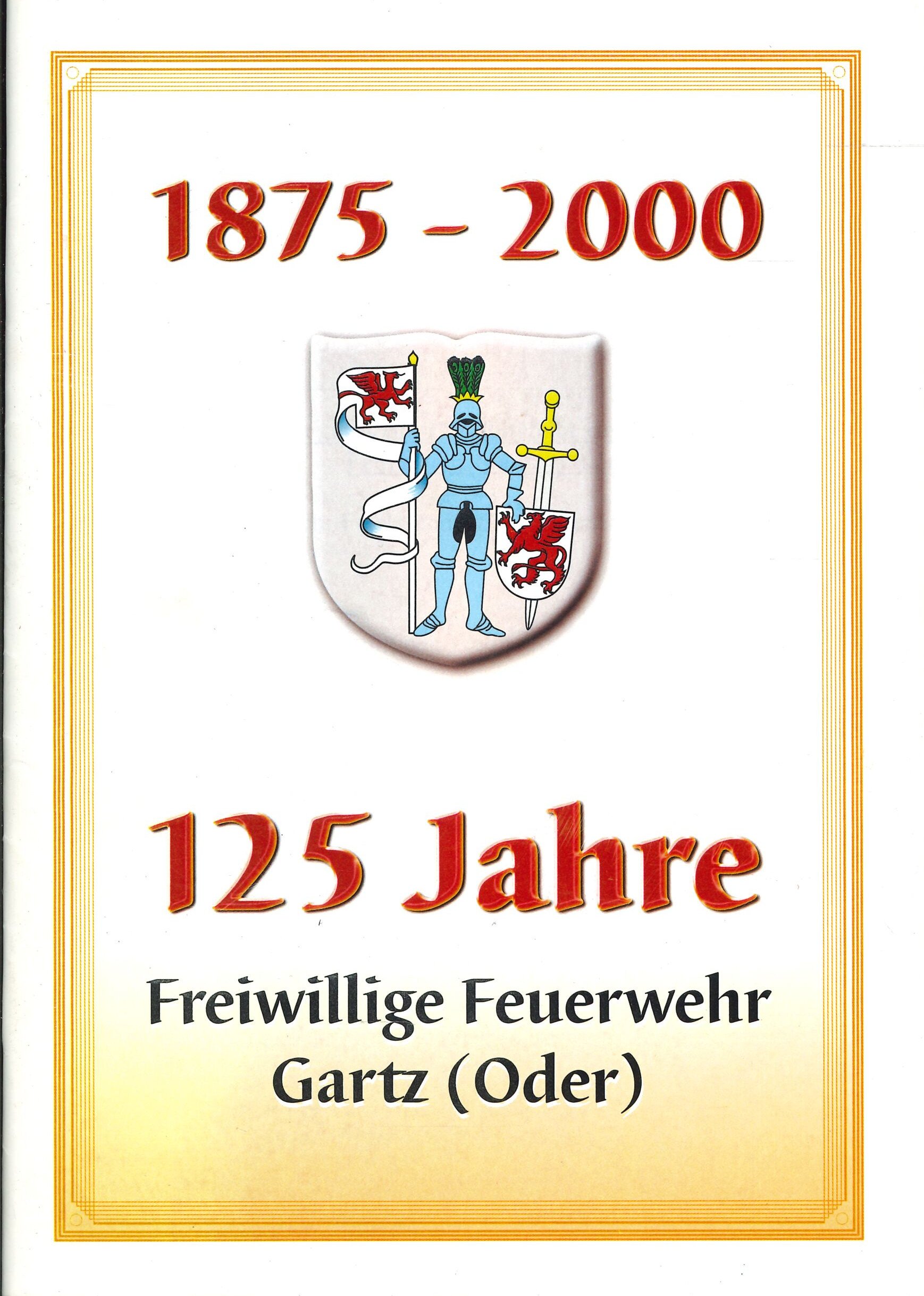Festschrift FF Gartz (Oder) (Feuerwehrmuseum Grethen CC BY-NC-SA)
