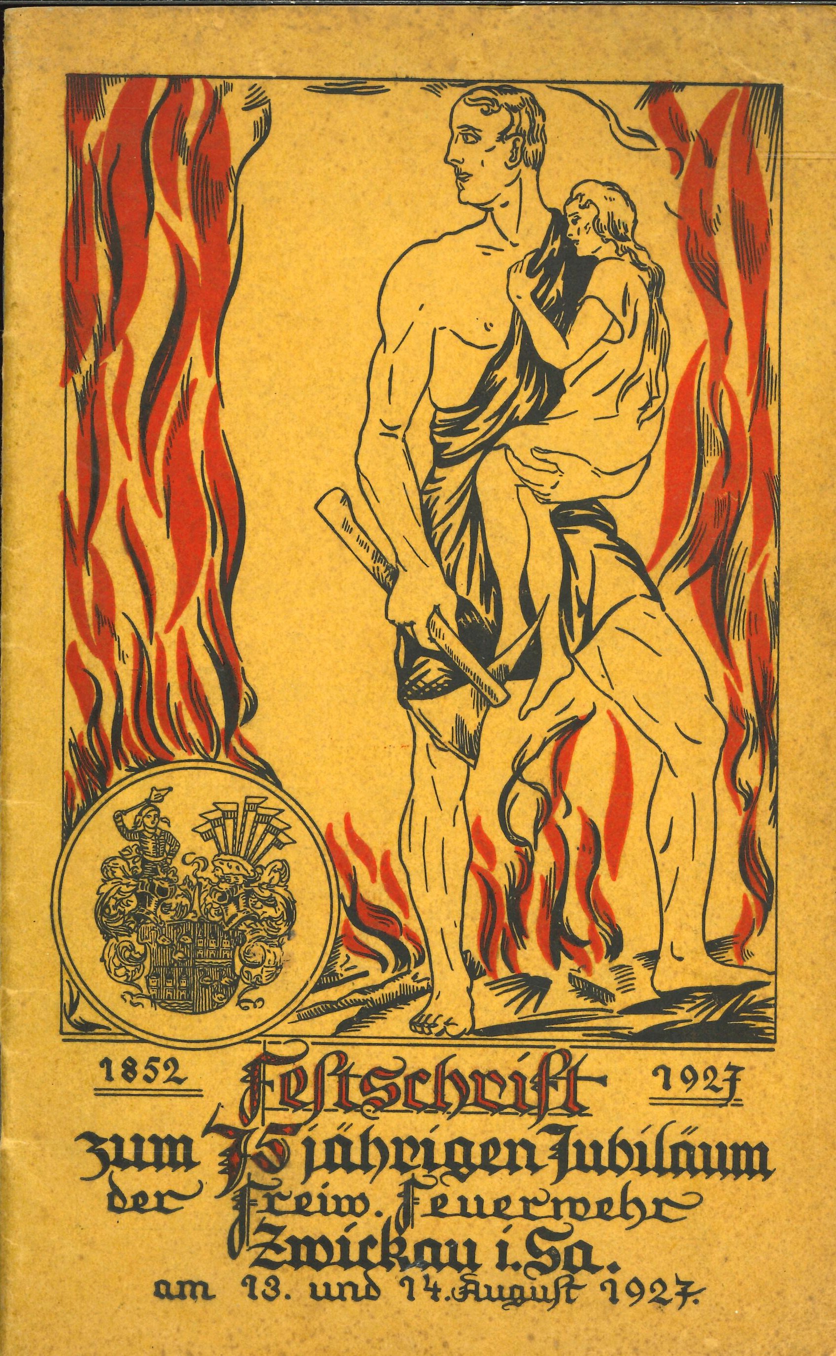 Festschrift FF Zwickau (Feuerwehrmuseum Grethen CC BY-NC-SA)