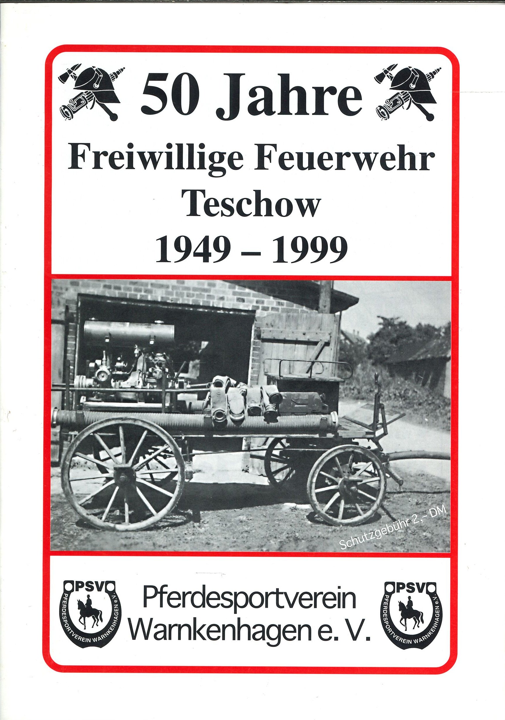 Festschrift FF Teschow (Feuerwehrmuseum Grethen CC BY-NC-SA)