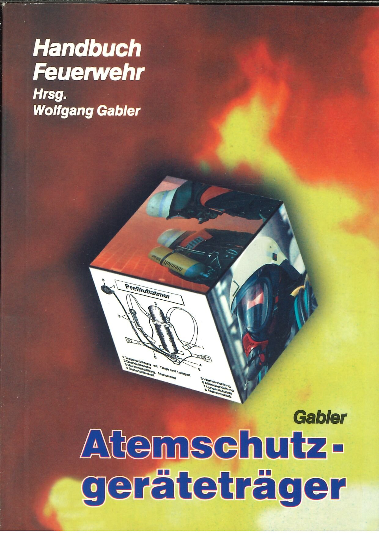 Atemschutzgeräteträger (Feuerwehrmuseum Grethen CC BY-NC-SA)