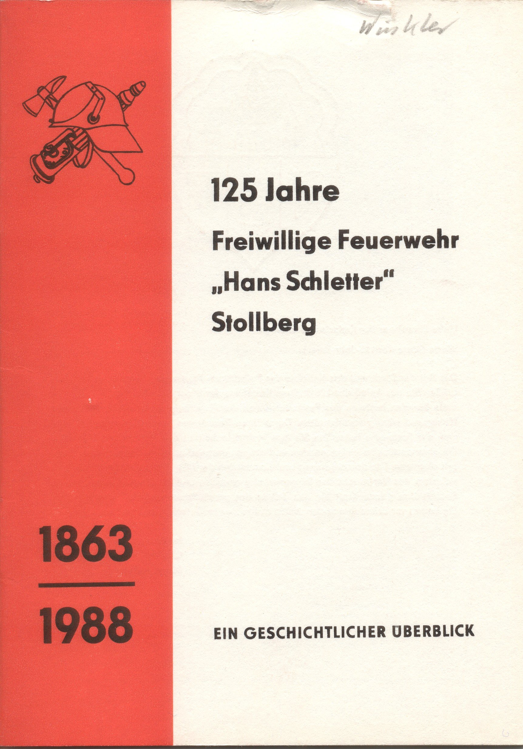 Festschrift FF Stollberg (Feuerwehrmuseum Grethen CC BY-NC-SA)