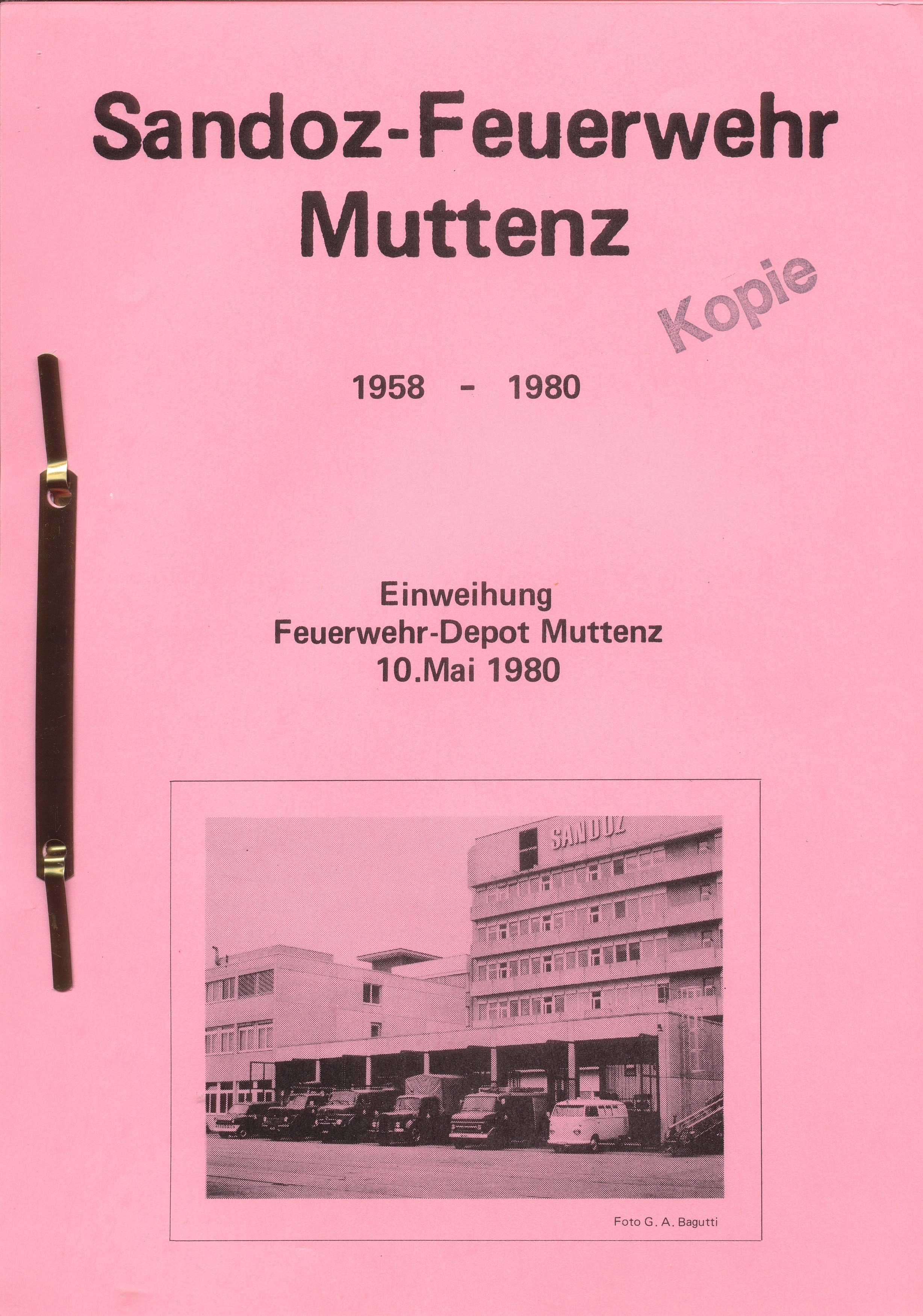Festschrift FwH Muttenz / Schweiz (Feuerwehrmuseum Grethen CC BY-NC-SA)
