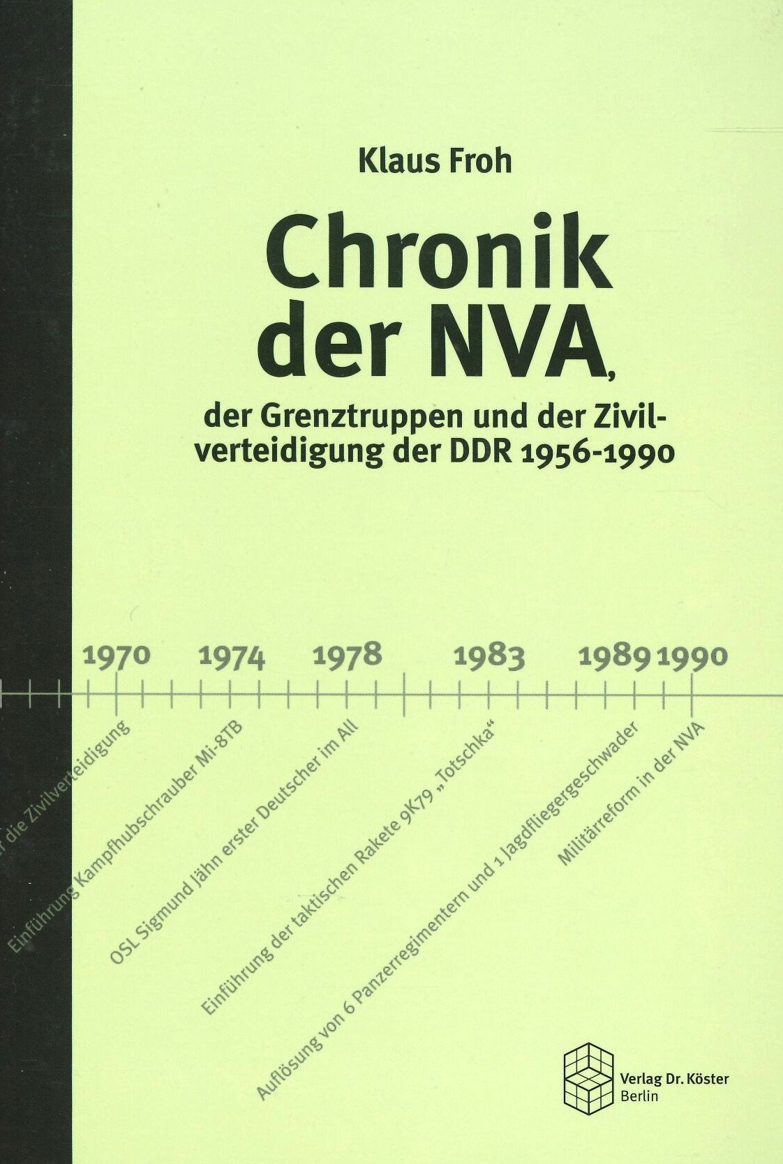 Chronik der NVA (Feuerwehrmuseum Grethen CC BY-NC-SA)