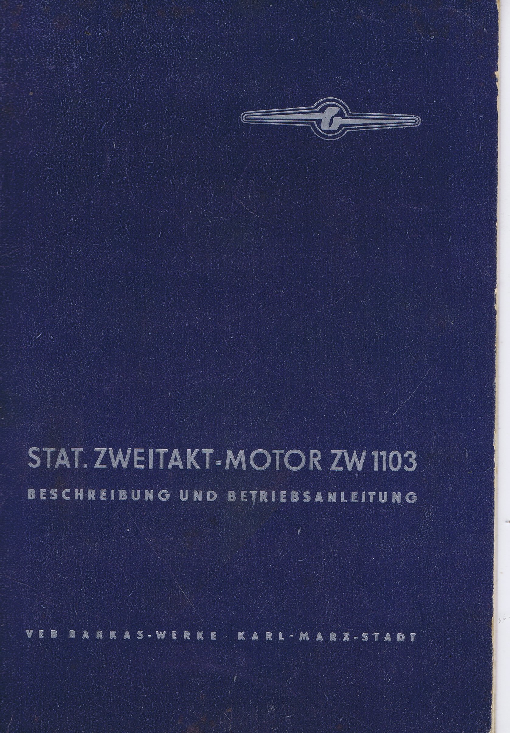 Stat. Zweitakt-Motor ZW 1103 (Feuerwehrmuseum Grethen CC BY-NC-SA)