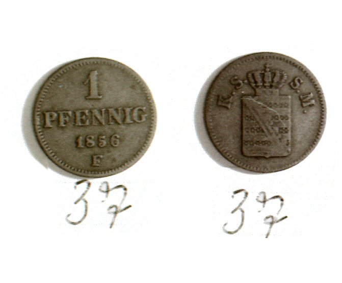 1 Pfennig (Sachsen, 1856) (Heimatmuseum Meerane CC BY-NC-SA)