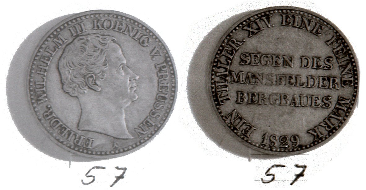 1 Taler (Preußen, 1829) (Heimatmuseum Meerane CC BY-NC-SA)