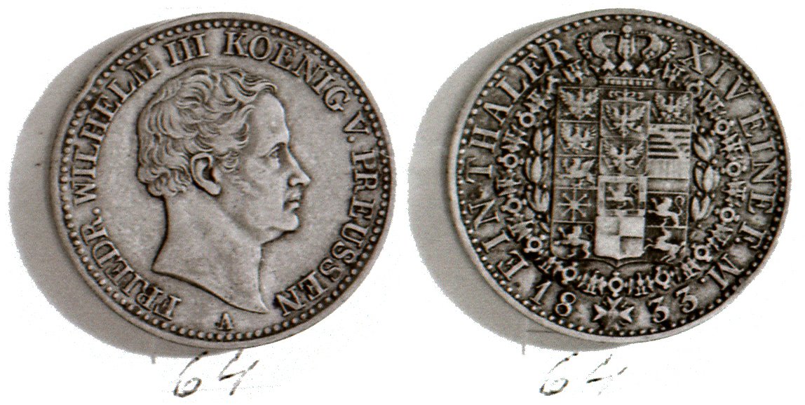 1 Taler (Preußen, 1833) (Heimatmuseum Meerane CC BY-NC-SA)