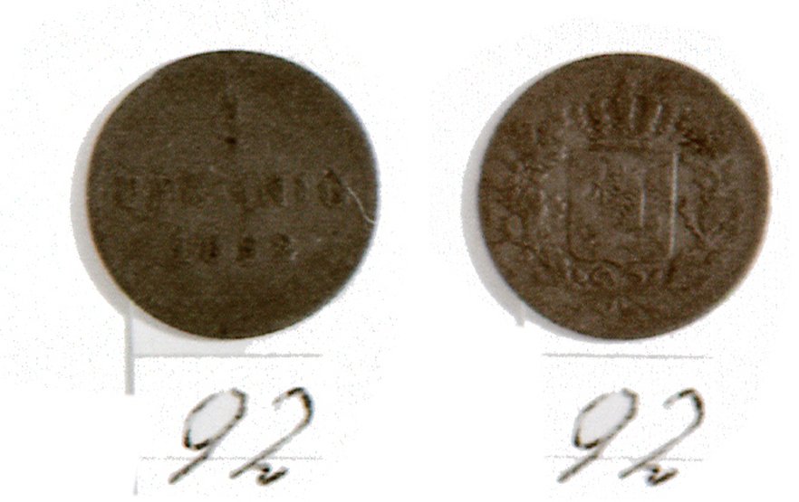 1 Pfennig (Bayern; 1852) (Heimatmuseum Meerane CC BY-NC-SA)
