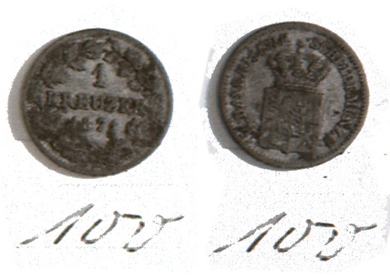 1 Kreuzer (Bayern; 1871) (Heimatmuseum Meerane CC BY-NC-SA)