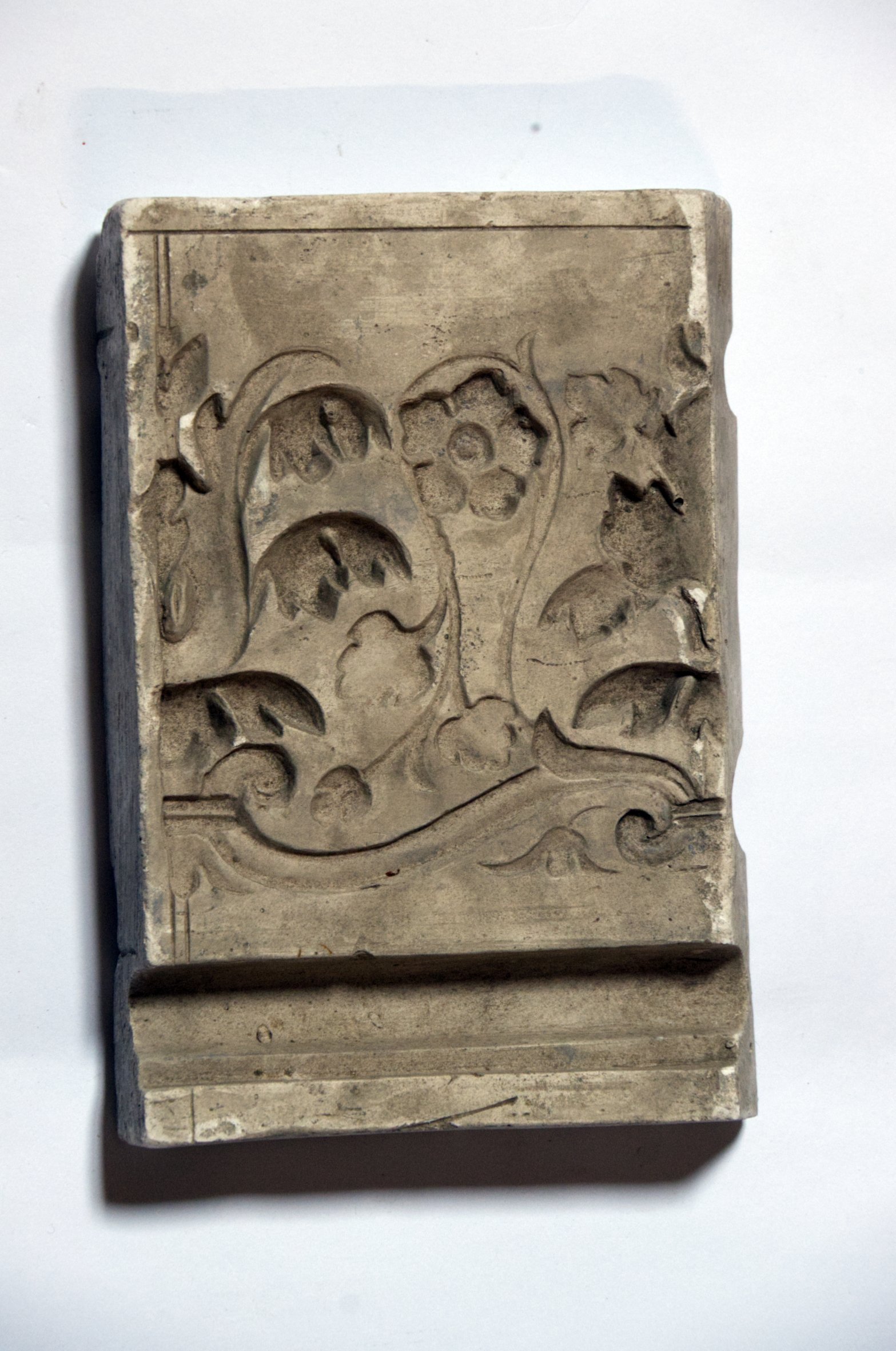 Matrize einer Ofen-Ornament-Kachel (Museen Kohren-Sahlis - Töpfermuseum CC BY-NC-SA)