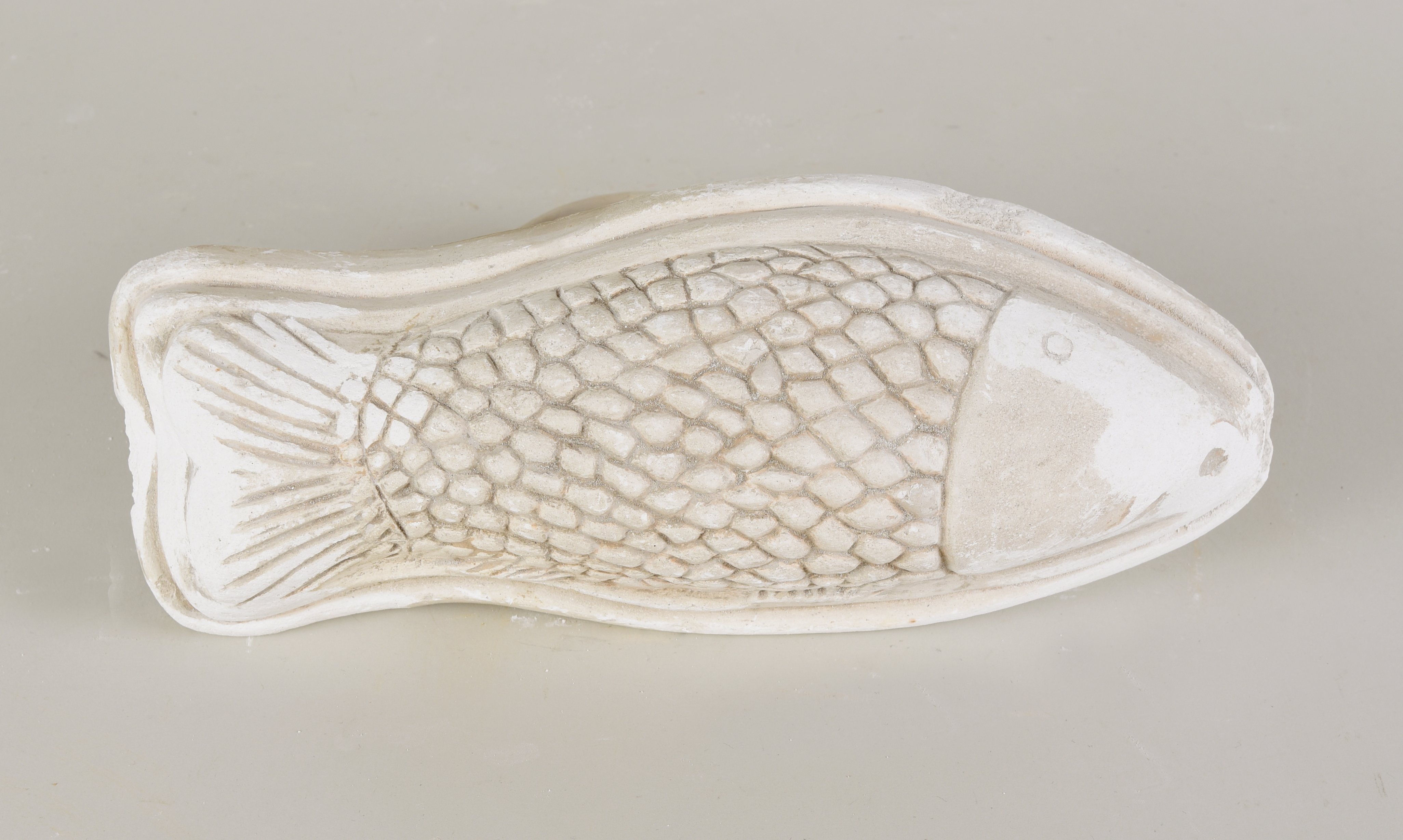 Matrize Fisch - Teil eines dreiteiligen Konvoluts (Museen Kohren-Sahlis - Töpfermuseum CC BY-NC-SA)