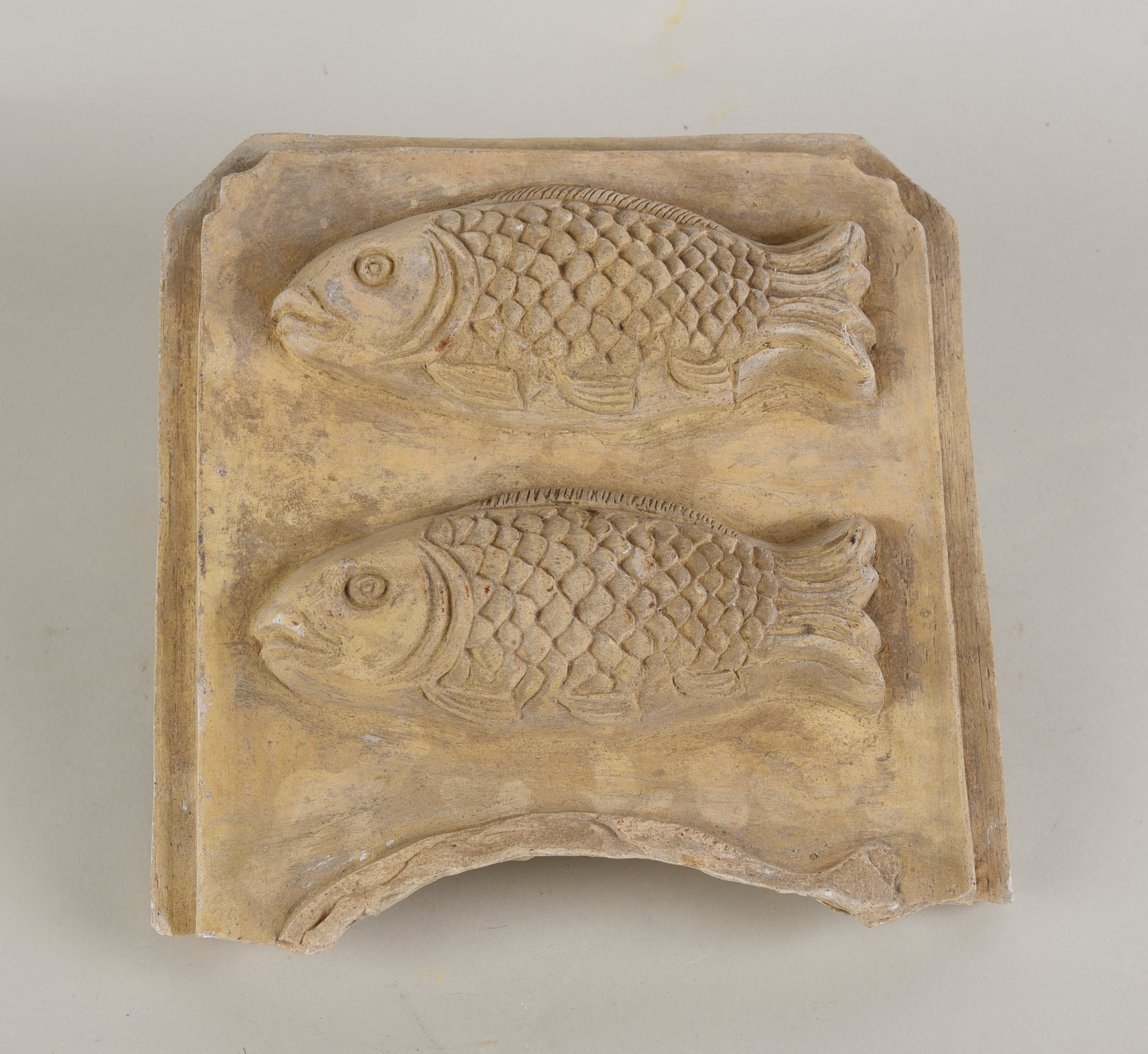 Fischform - Teil eines zweiteiligen Konvoluts (Museen Kohren-Sahlis - Töpfermuseum CC BY-NC-SA)