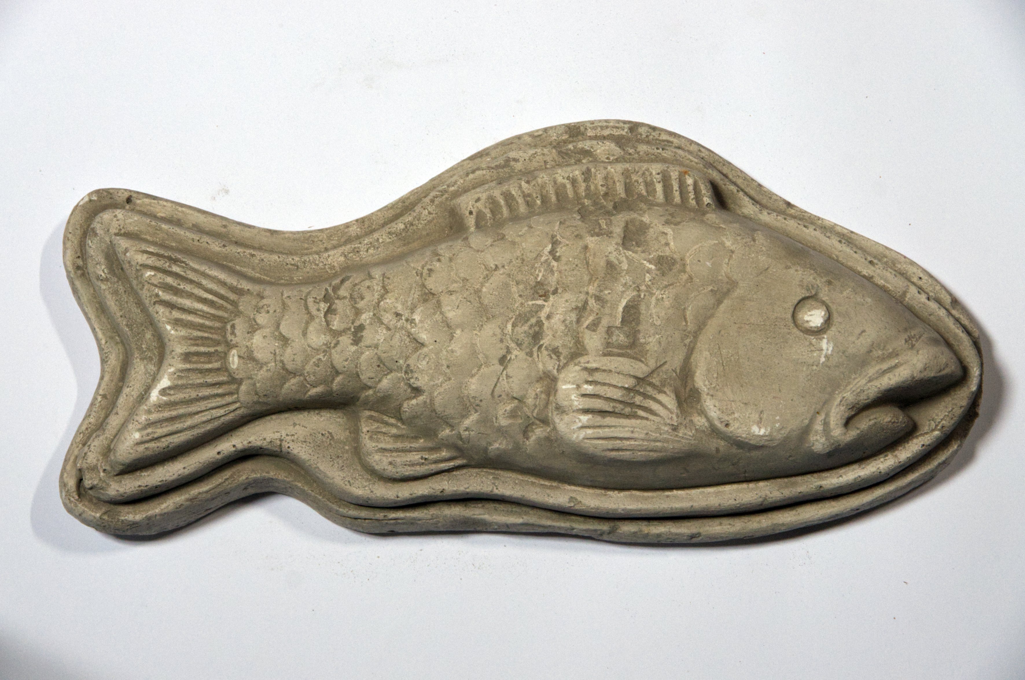 Matrize einer Fisch-Backform (Museen Kohren-Sahlis - Töpfermuseum CC BY-NC-SA)