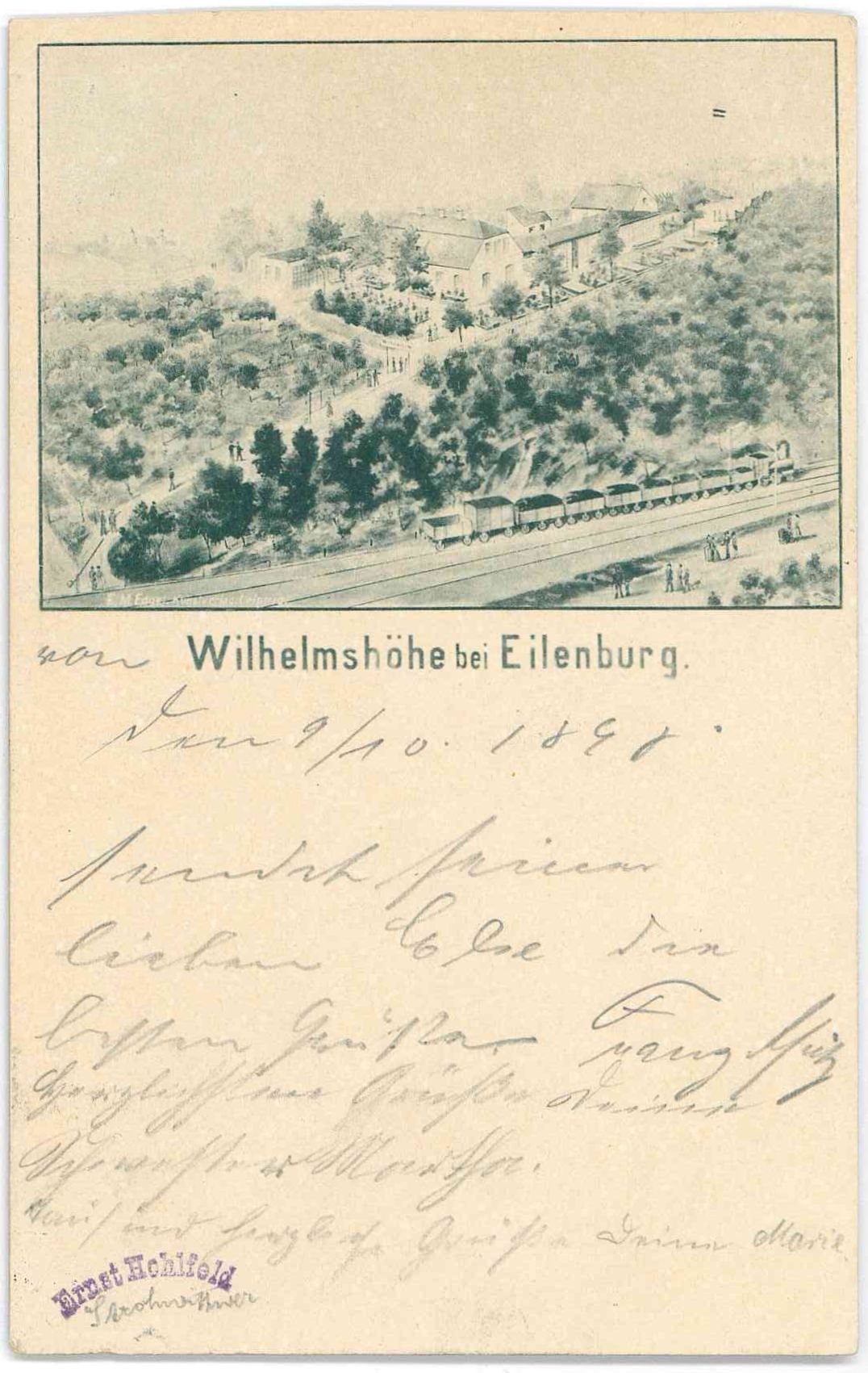 Wilhelmshöhe bei Eilenburg (Stadtmuseum Eilenburg RR-P)