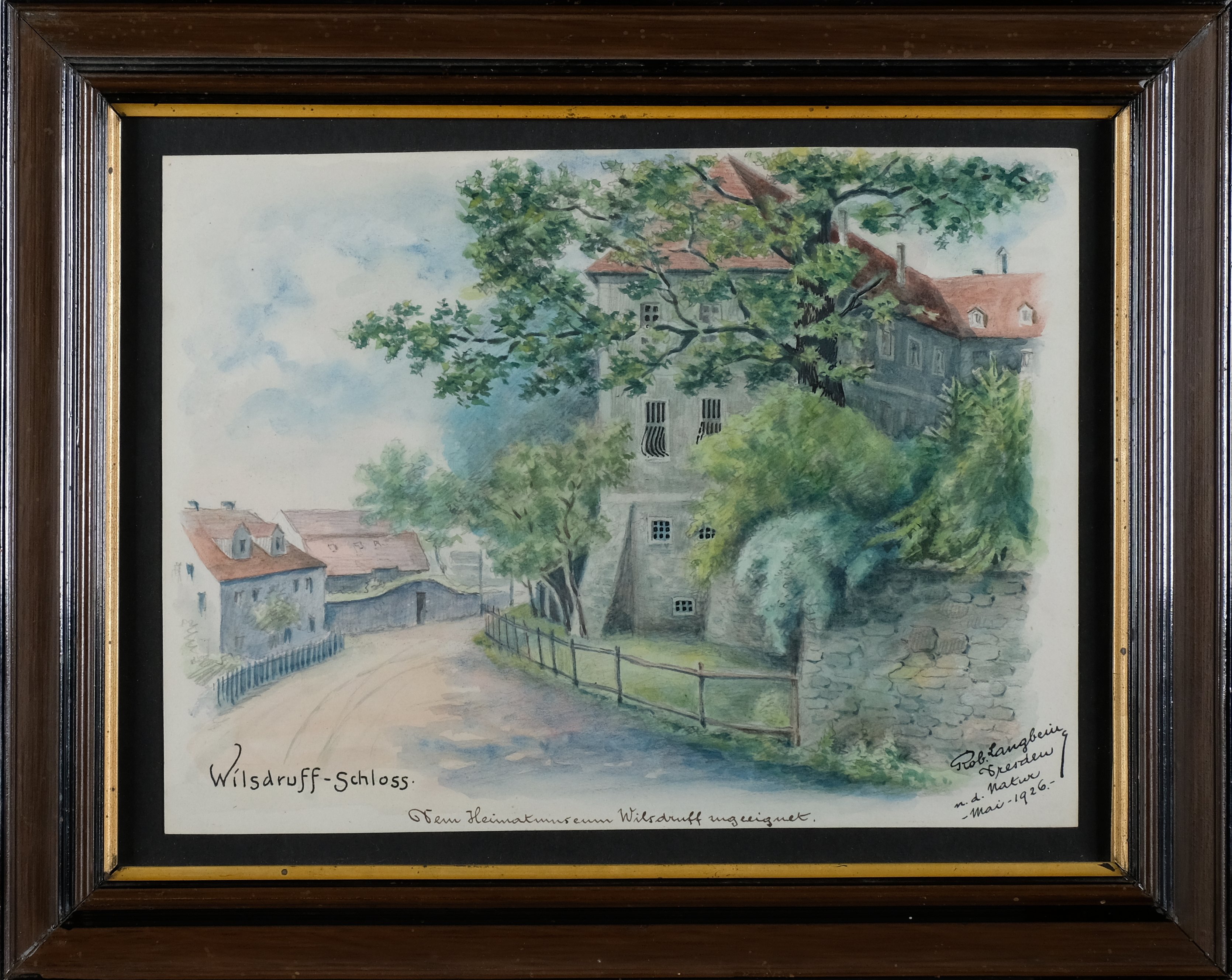 Zeichnung (Heimatmuseum der Stadt Wilsdruff CC BY-NC-SA)