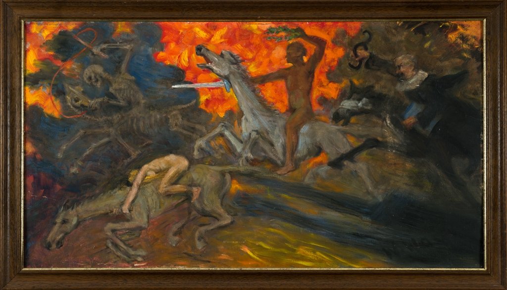 Gemälde von William Wauer: "Apokalypse" (Wiesenthaler K3 CC BY-NC-SA)