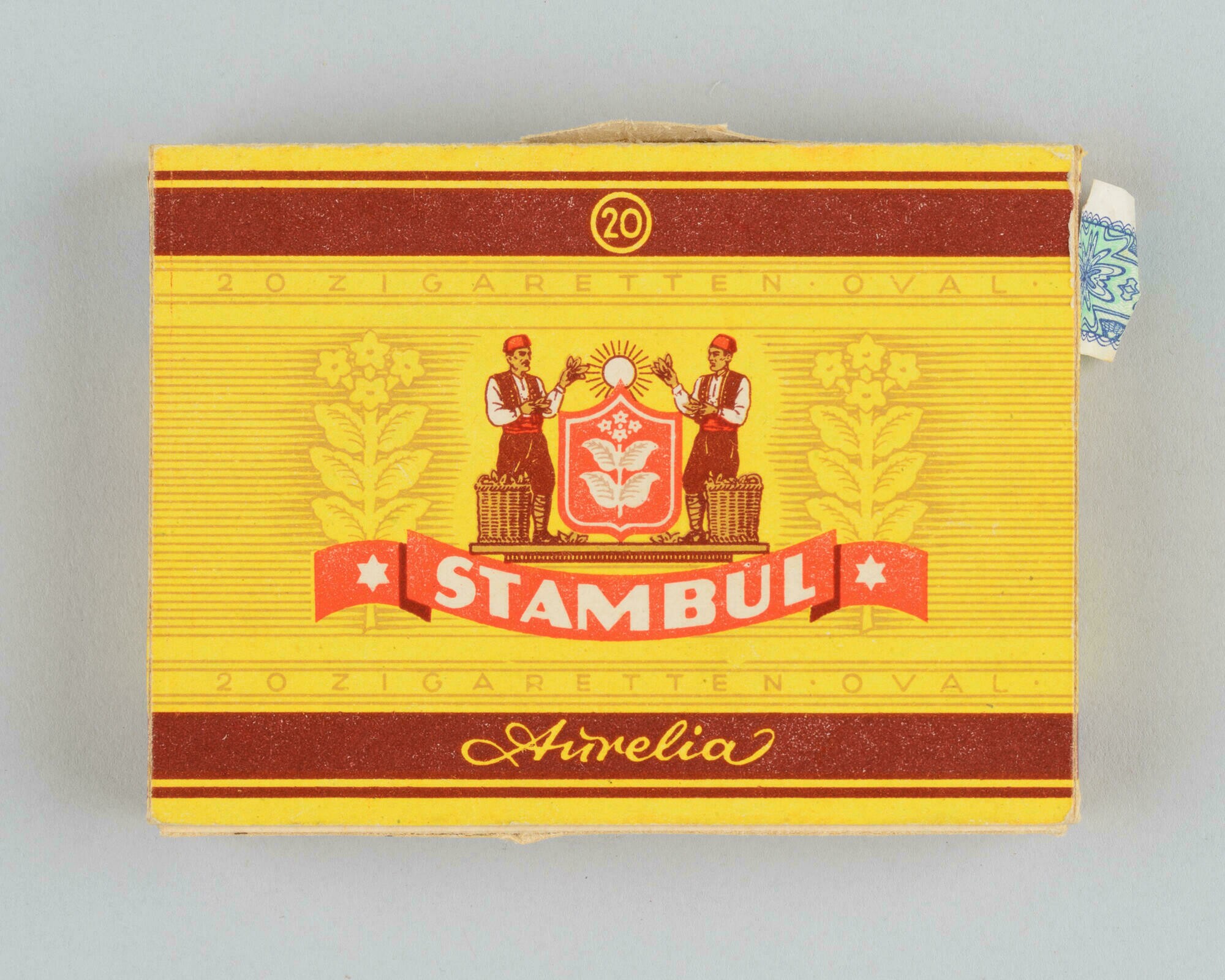 Zigarettenschachtel der Marke "Stambul" (Stadtmuseum Dresden CC BY-NC-ND)