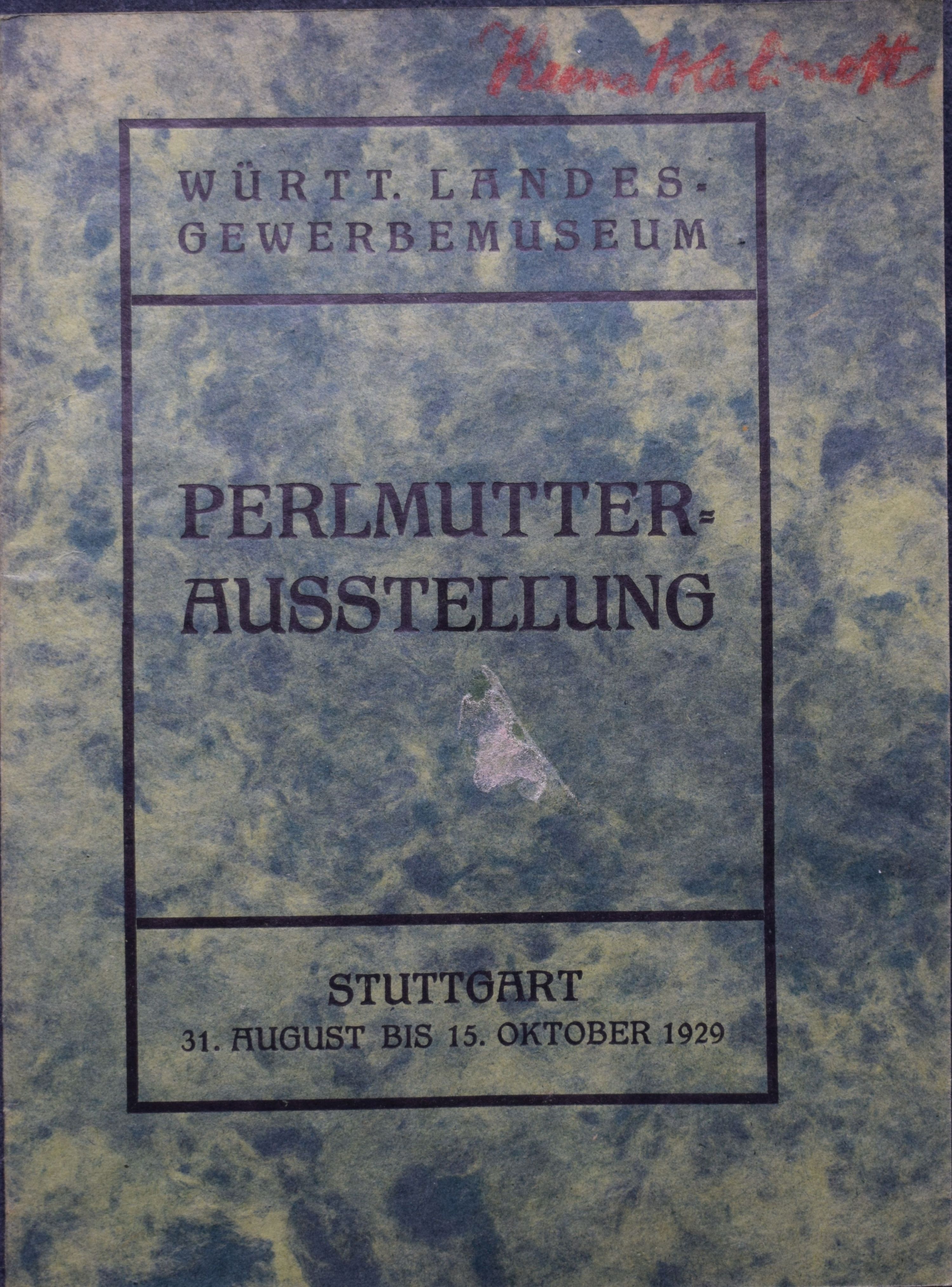 Broschüre Perlmutterausstellung (Perlmutter- und Heimatmuseum Adorf CC BY-NC-SA)