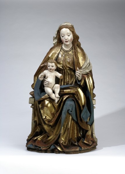 Thronende Madonna mit Kind (Grassi Museum für Angewandte Kunst CC BY-NC-SA)