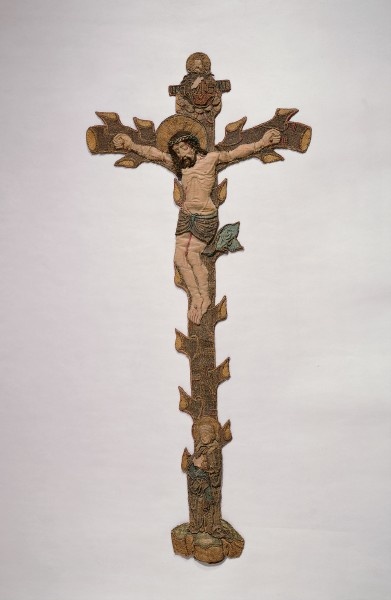 Kruzifix einer Glockenkasel (Grassi Museum für Angewandte Kunst CC BY-NC-SA)
