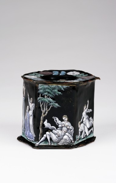 Salzgefäß mit allegorischen Darstellungen (Grassi Museum für Angewandte Kunst CC BY-NC-SA)
