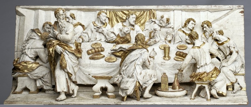 Predella mit Abendmahlsdarstellung (Grassi Museum für Angewandte Kunst CC BY-NC-SA)