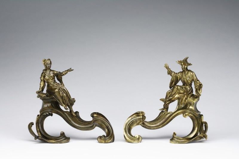 Kaminbockpaar mit Chinesin und Chinese (Grassi Museum für Angewandte Kunst CC BY-NC-SA)
