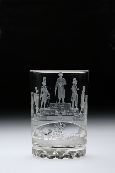 Sogenanntes Lebensalterglas (Grassi Museum für Angewandte Kunst CC BY-NC-SA)