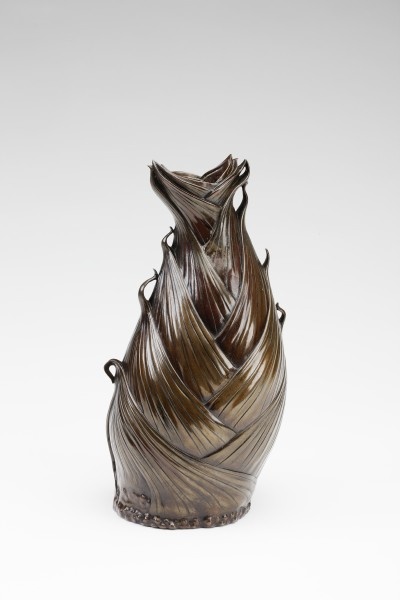 Vase in Form eines Bambussprosses (Grassi Museum für Angewandte Kunst CC BY-NC-SA)