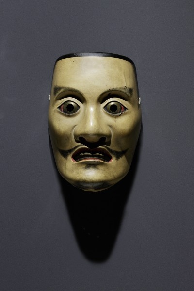 Nô-Maske Geist eines Kriegers (Ayakashi) (Grassi Museum für Angewandte Kunst CC BY-NC-SA)