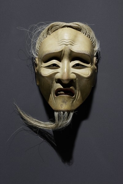 Nô-Maske Greis (Kojô) (Grassi Museum für Angewandte Kunst CC BY-NC-SA)