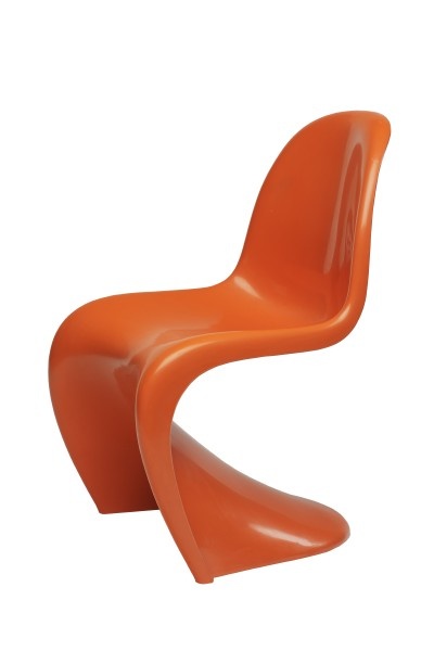 Stuhl „Panton Chair“ (GRASSI Museum für Angewandte Kunst CC BY-NC-SA)