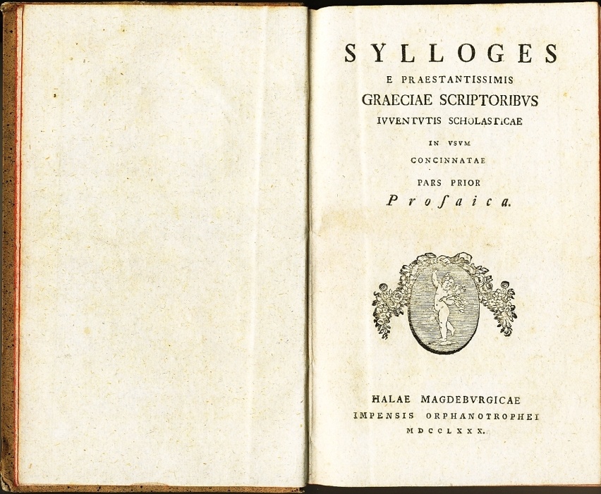 SYLLOGES E GRAECIAE SCRIPTORUBUS (Museum Niesky CC BY-NC-SA)