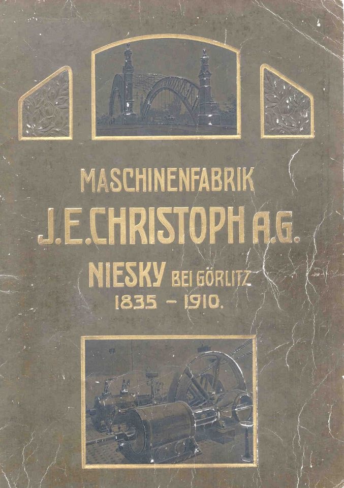 Festschrift zum 75-jährigen Bestehen der Maschinenbaufabrik Johann Ehregott Christoph AG (Museum Niesky Forum Konrad-Wachsmann-Haus CC BY-NC-ND)