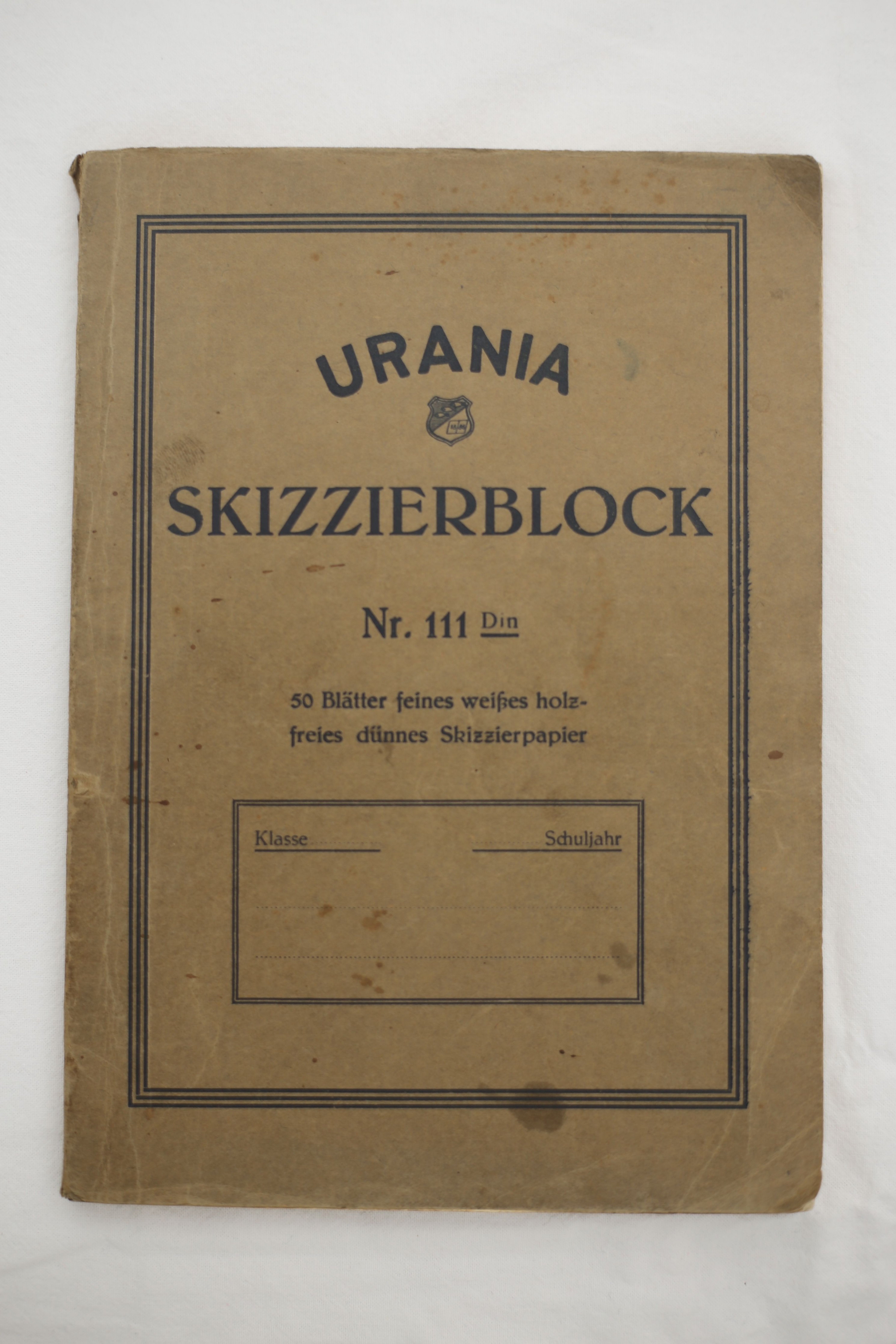 Skizzenbuch aus dem Zweiten Weltkrieg (HausBoden Kunst und Geschichte – Gesellschaft und Erinnerung CC BY-NC-SA)