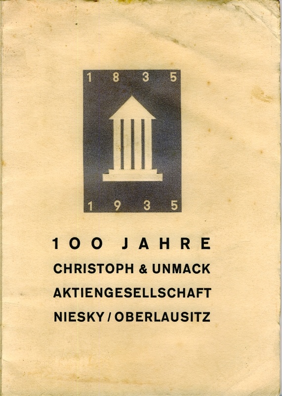 100 Jahre Christoph & Unmack AG (Museum Niesky CC BY-NC-ND)