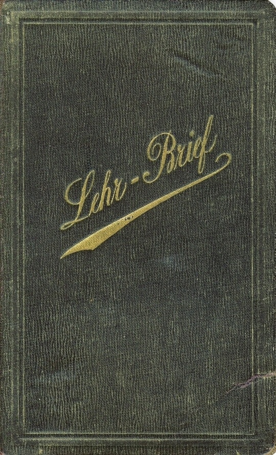 Lehr-Brief 1913 Fritz Maroske (Museum Niesky CC BY-NC-ND)