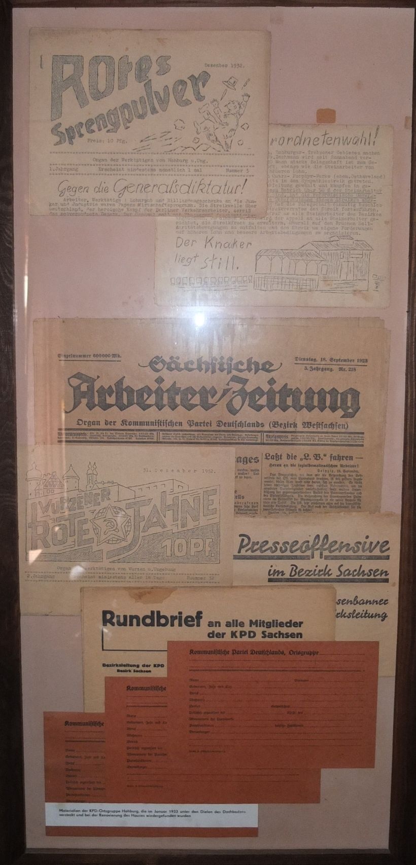 Konvolut Dachbodenfund (Museum Steinarbeiterhaus Hohburg CC BY-NC-SA)