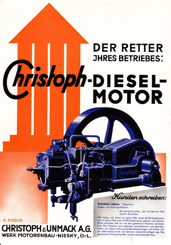 Christoph-Diesel-Motor (Museum Niesky CC BY-NC-ND)