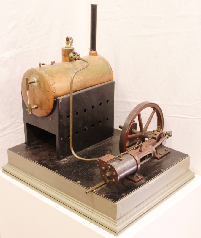 Anschauungsmodell einer Dampfmaschine (Museum Niesky CC BY-NC-ND)