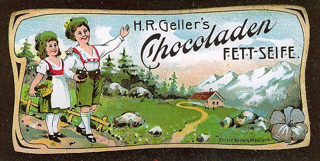 Werbeblatt "Chocoladen Fett-Seife" (2) (Museum Niesky CC BY-NC-ND)